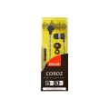 MAXELL EARPHONES WITH MIC CORDZ  BLACK 303780.00.CN