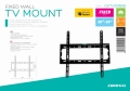 OMEGA TV MOUNT MAX VESA 400 26-55 FIXED OAK [44240]
