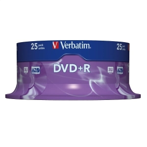 VERBATIM DVD+R 4,7GB 16X (25 szt.)