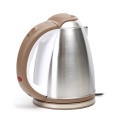 OMEGA ELECTRIC KETTLE 1500W STAINLESS STEEL BRUSHED FINISH WHITE/BEIGE [ 45190 ]