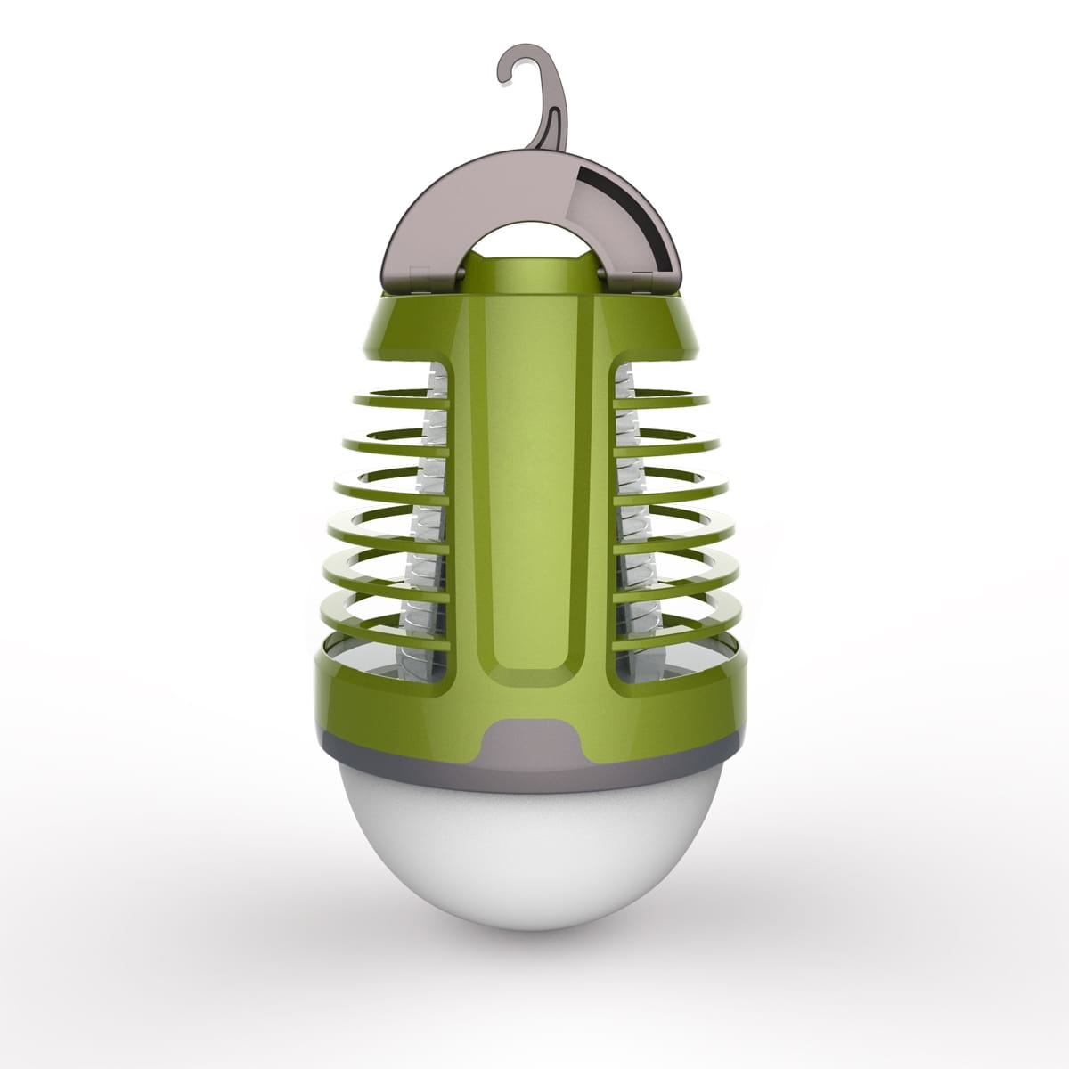 PLATINET LAMP WITH MOSQUITO KILLER LANTERN 5H BAT 6500K IP44 GREEN [44890]