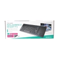 KEYBOARD WIRELESS ES OMEGA FOR SMART TV BLACK + TOUCHPAD [44423]