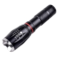 PLATINET TACTICAL FLASHLIGHT 10W ALUMINIUM LED WITH COB BLACK [45086]