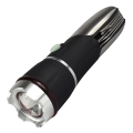 PLATINET MULTI TOOLS FLASHLIGHT ALUMINIUM LED BLACK [45087]