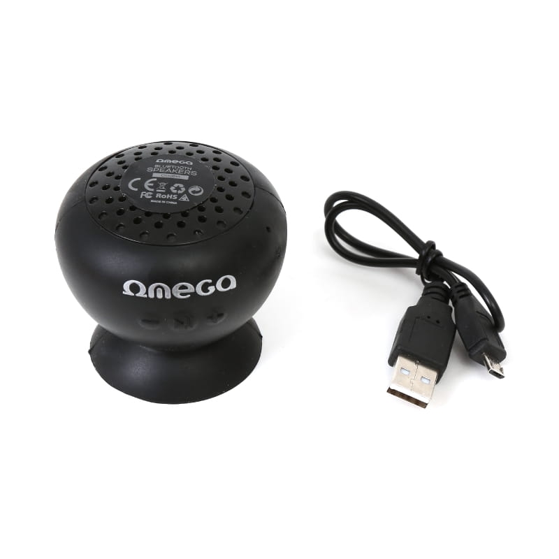 OMEGA SPEAKER / GŁOŚNIK OG46  SPLASH RESIST. BLUETOOTH V3.0 BLACK [42451] EOL
