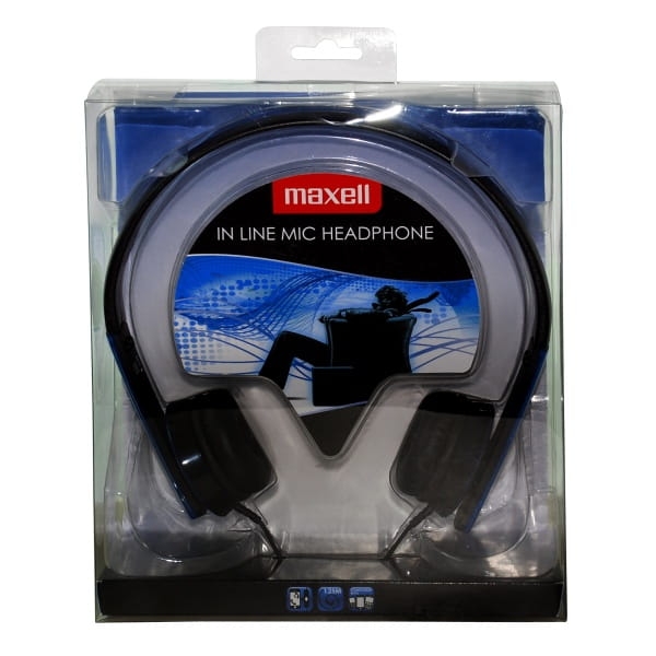MAXELL SŁUCHAWKI/HEADPHONES HP WITH MIC MOBILE BLUE 303569.00.CN