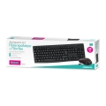 KEYBOARD GR + MOUSE OMEGA OKM071B M-MEDIA W-LESS SET 2.4GHZ BLACK [44444]