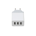 PLATINET WALL CHARGER 3xUSB 3A 15W WHITE [44754]