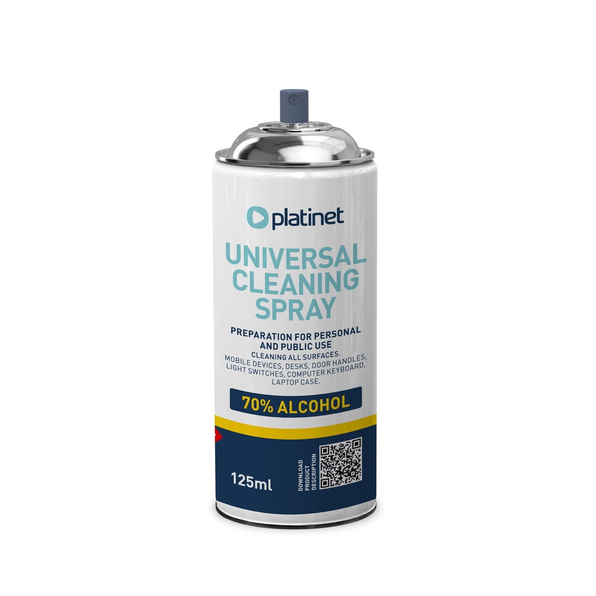 PLATINET SPRAY DO CZYSZCZENIA POWIERZCHNI / CLEANING 70% SURFACE SPRAY 125 ML [45315]