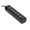 OMEGA USB 2.0 HUB 7 PORT BLACK [42806]
