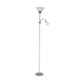 PLATINET FLOOR LAMP E27+E14 GREY [44527]