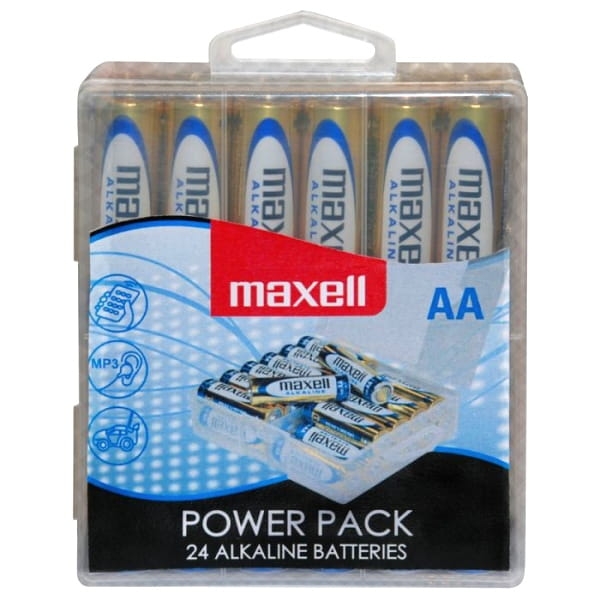 MAXELL BATTERY ALKALINE LR06/AA POWER PACK*24  790269.04.CN