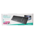 KEYBOARD WIRELESS IT OMEGA FOR SMART TV BLACK + TOUCHPAD [44424]