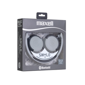 Składane słuchawki nauszne Bluetooth MAXELL HP-BT400 Smilo szare