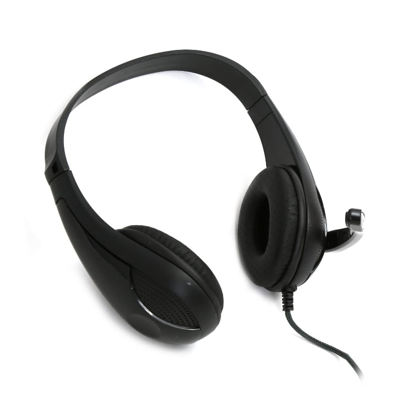 FREESTYLE HI-FI STEREO HEADSET + MIC + ADAPTER 2-1 FH4008 BLACK [42675]