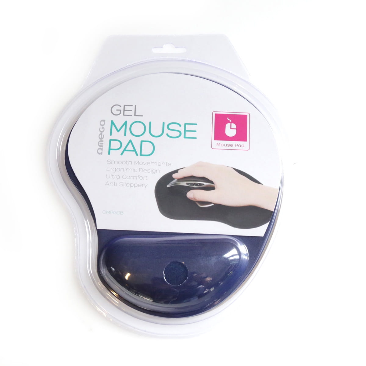 OMEGA PODKŁADKA  POD MYSZ / GEL MOUSE PAD DARK BLUE [42126]
