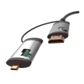 OMEGA KABEL HDMI V.1.4 BLACK + 1,5m + ADAPTORS to miniHDMI and microHDMI [43865]