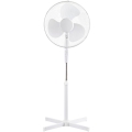 PLATINET STANDING FAN 16" WHITE [44734]